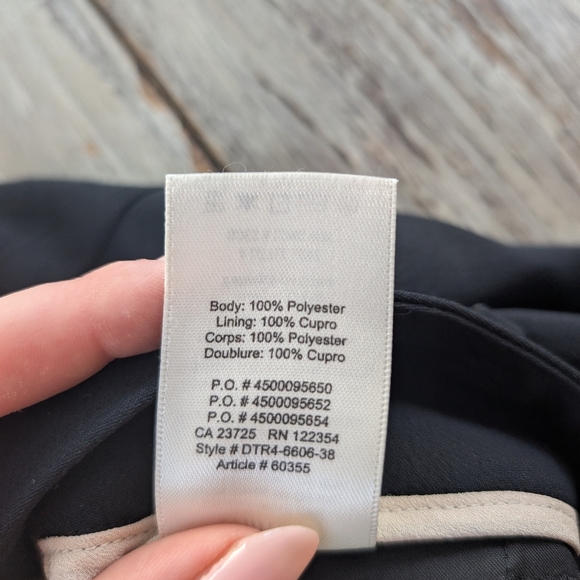Aritzia Wilfred Tie Front Pants Women's 8 Black - Picture 5 of 9